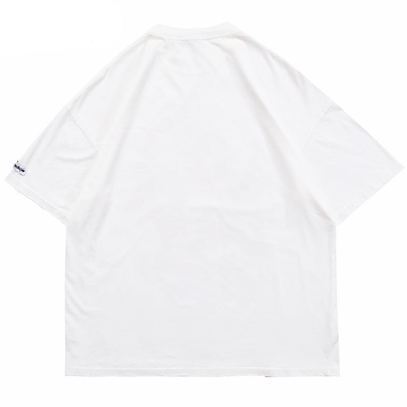 "Wonderland" Unisex Men Women Streetwear Graphic T-Shirt Daulet Apparel