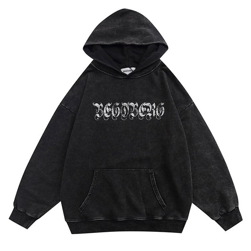 "Foggy Windows" Unisex Men Women Streetwear Graphic Hoodie Daulet Apparel