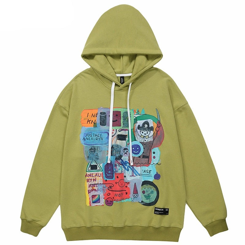 "Playground" Unisex Men Women Streetwear Graphic Hoodie Daulet Apparel