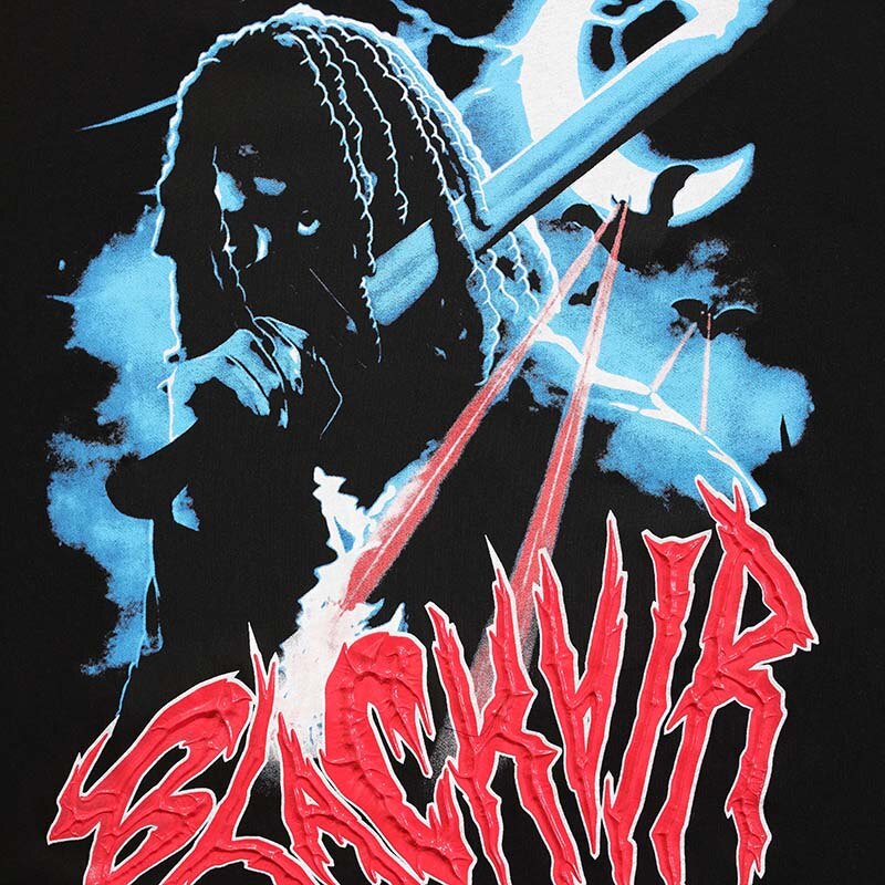 "Moon Slayer" Unisex Men Women Streetwear Graphic T-Shirt Daulet Apparel