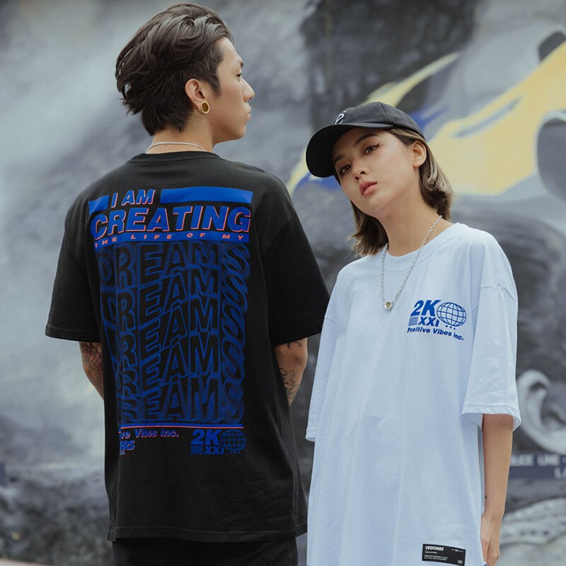 "Sweet Dreams" Unisex Men Women Streetwear Graphic T-Shirt Daulet Apparel