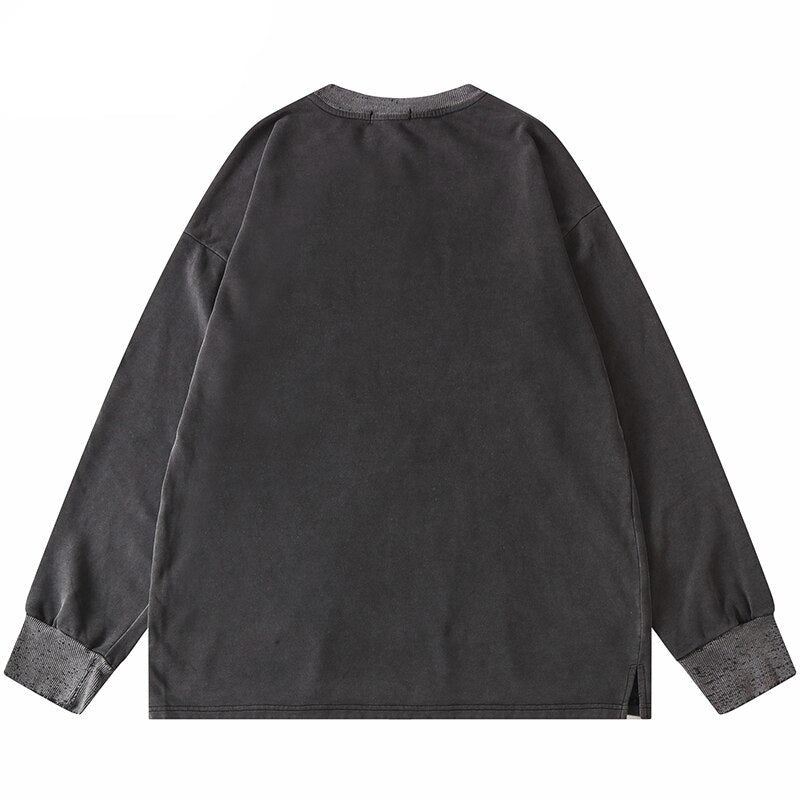 "Fallen Angel" Unisex Men Women Streetwear Graphic Sweatshirt Daulet Apparel