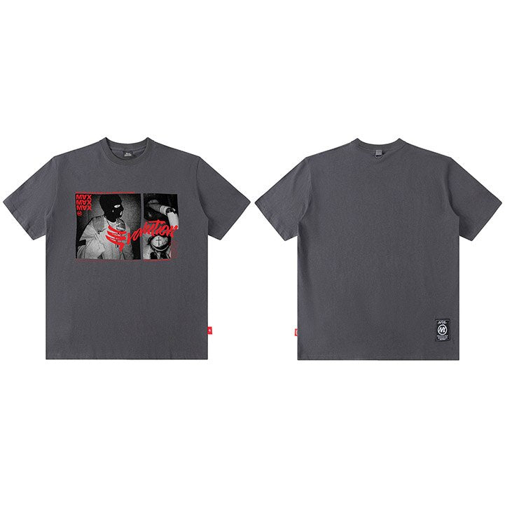 "Old School Movie" Unisex Men Women Streetwear Graphic T-Shirt Daulet Apparel