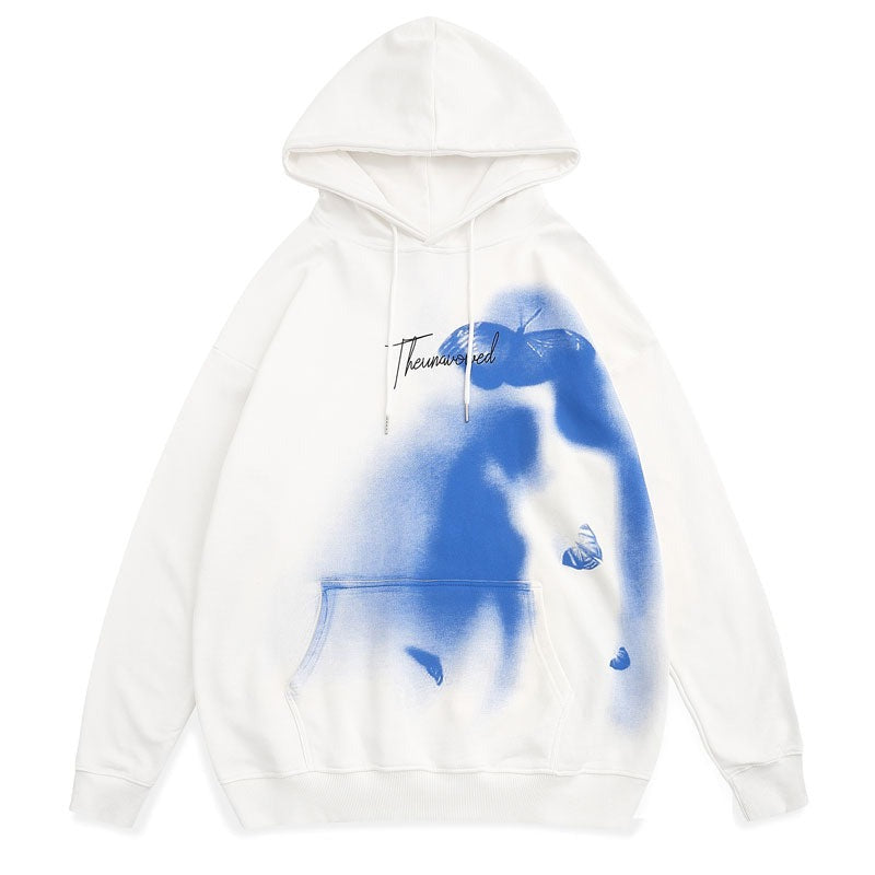 "Purple Ghost" Unisex Men Women Streetwear Graphic Hoodie Daulet Apparel