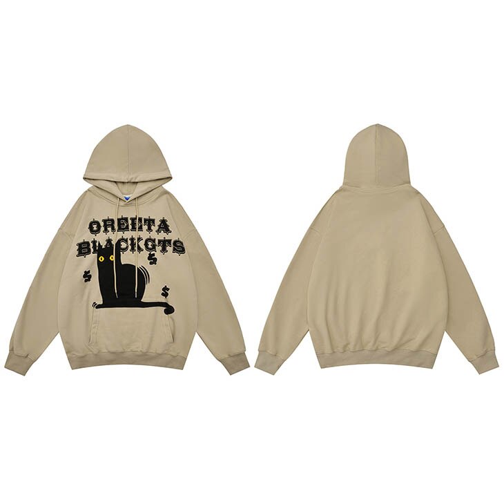 "Yellow Eyes" Unisex Men Women Streetwear Graphic Hoodie Daulet Apparel