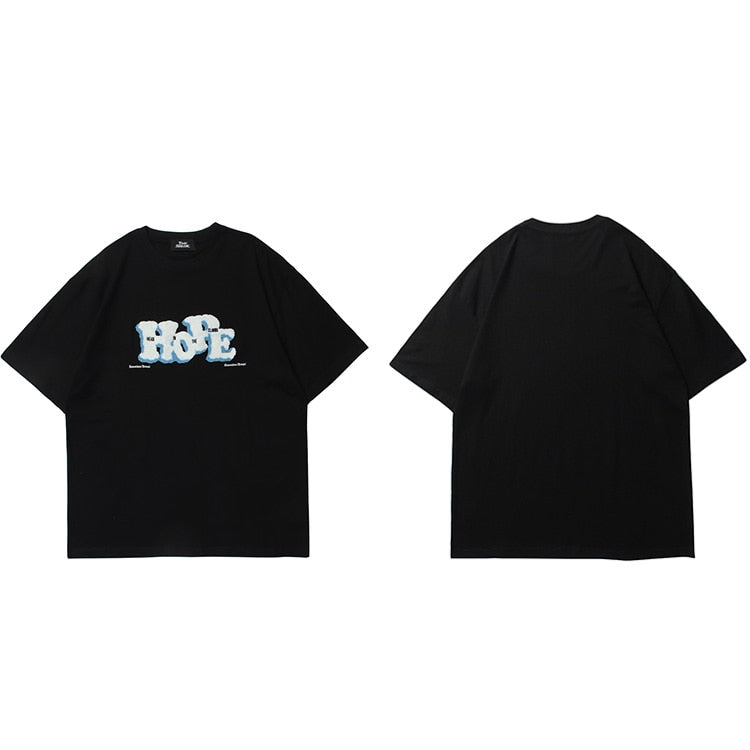 "Hope" Unisex Men Women Streetwear Graphic T-Shirt Daulet Apparel