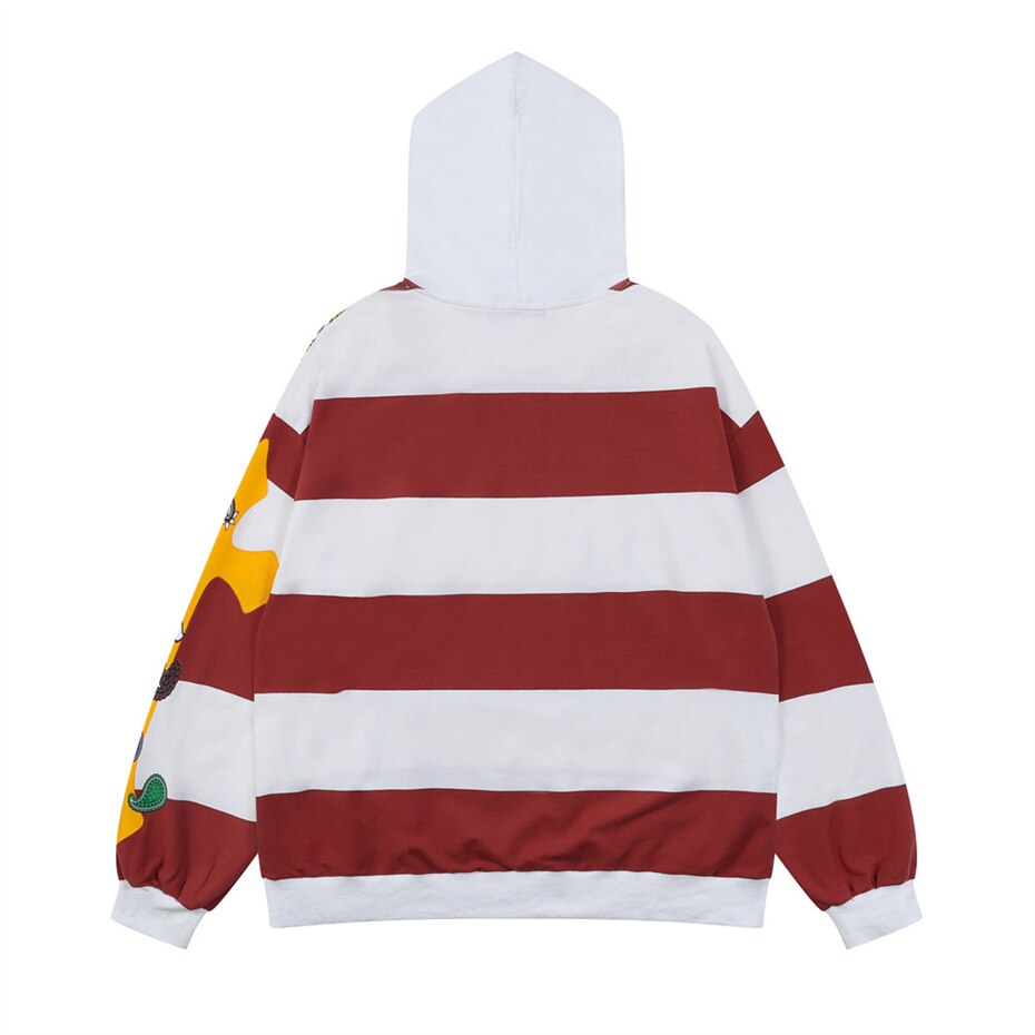 "Red Written" Unisex Men Women Streetwear Graphic Hoodie Daulet Apparel