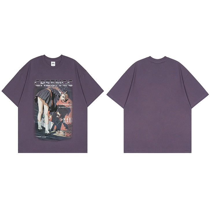 "Eyes Open" Unisex Men Women Streetwear Graphic T-Shirt Daulet Apparel