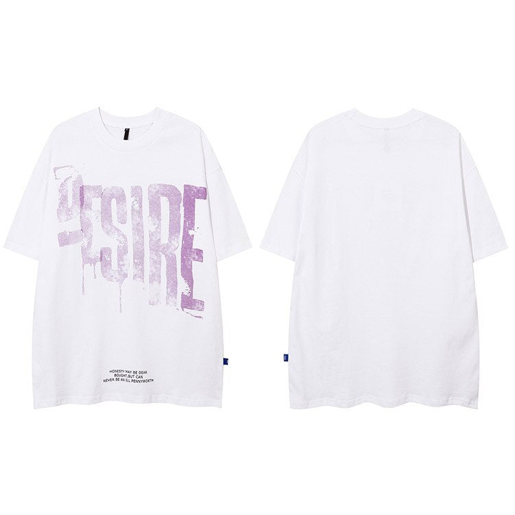 "Desire" Unisex Men Women Streetwear Graphic T-Shirt Daulet Apparel
