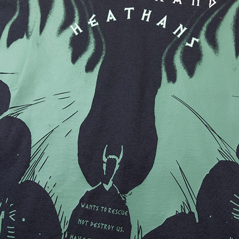 "Fire Flame" Unisex Men Women Streetwear Graphic T-Shirt Daulet Apparel