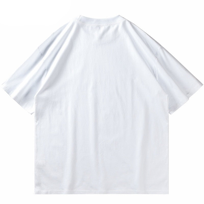 "Red Lips" Unisex Men Women Streetwear Graphic T-Shirt Daulet Apparel