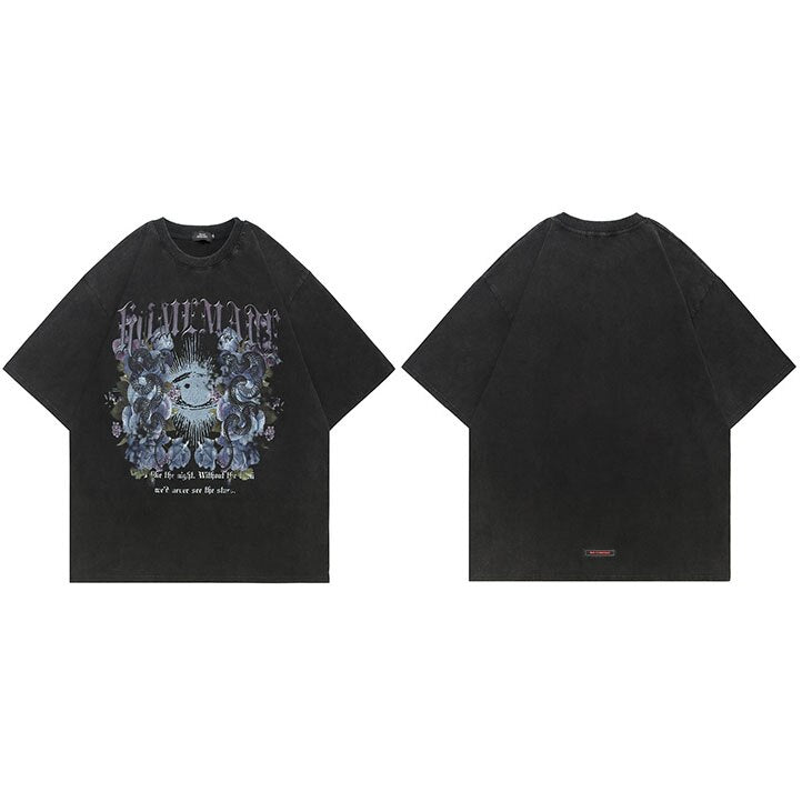 "Snake Skeleton" Unisex Men Women Streetwear Graphic T-Shirt Daulet Apparel