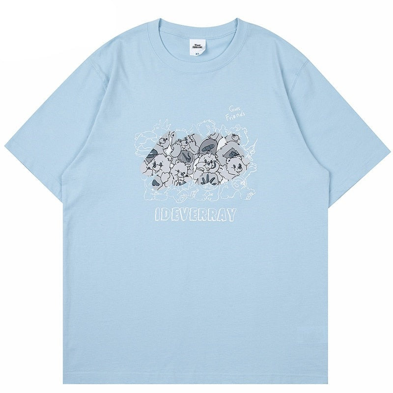 "Boring Time" Unisex Men Women Streetwear Graphic T-Shirt Daulet Apparel