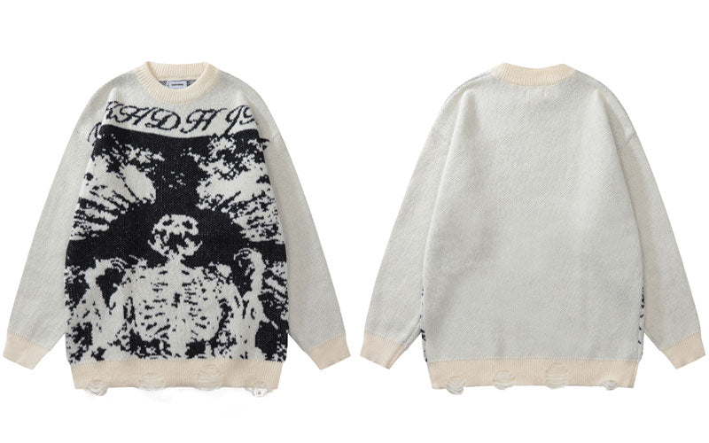 "Transforming" Unisex Men Women Streetwear Graphic Sweater Daulet Apparel