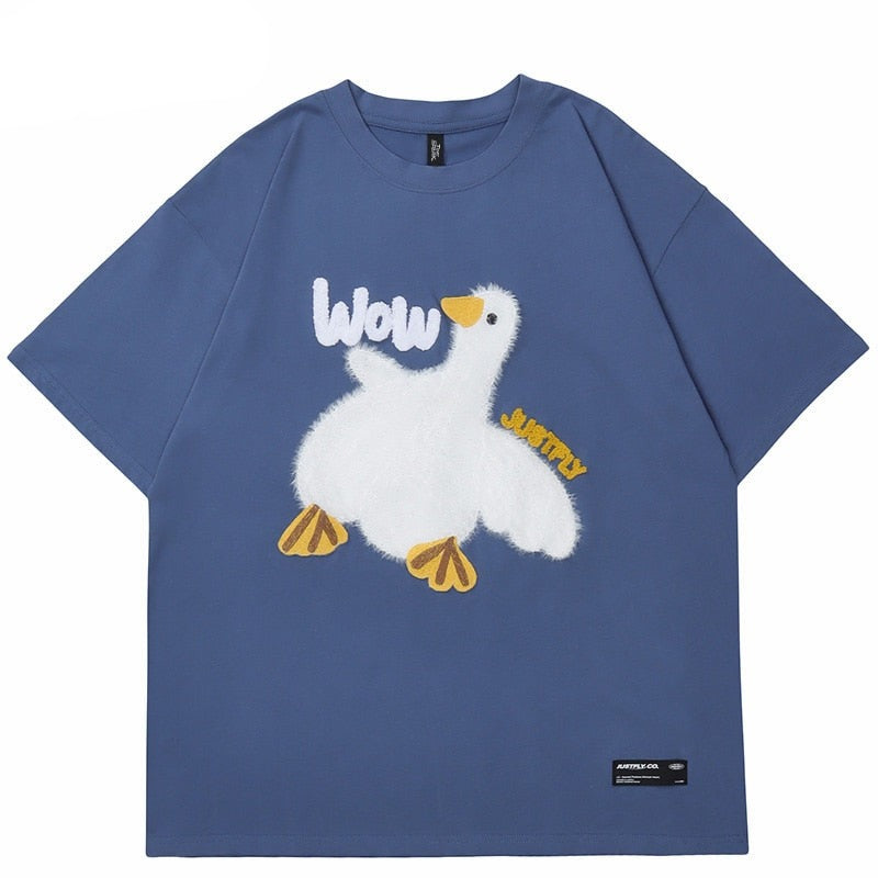 "In The Air" Unisex Men Women Streetwear Graphic T-Shirt Daulet Apparel