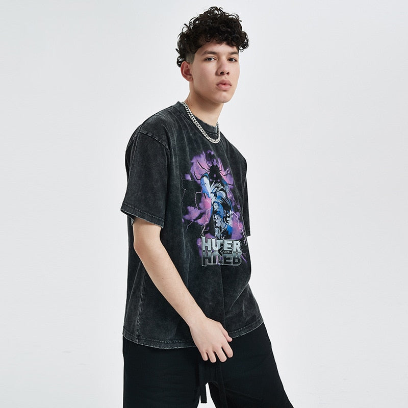 "Turn Over" Unisex Men Women Streetwear Graphic T-Shirt Daulet Apparel