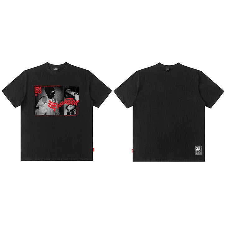 "Old School Movie" Unisex Men Women Streetwear Graphic T-Shirt Daulet Apparel