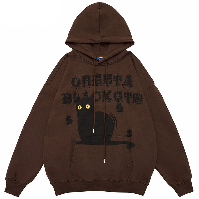 "Yellow Eyes" Unisex Men Women Streetwear Graphic Hoodie Daulet Apparel