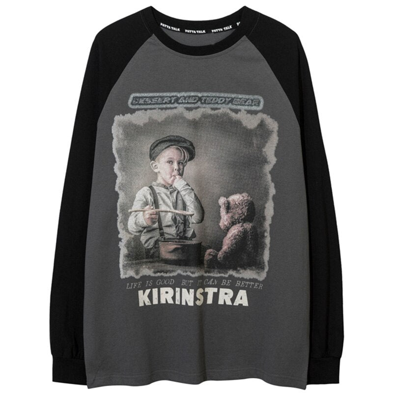 "Little Love" Unisex Men Women Streetwear Graphic Sweatshirt Daulet Apparel