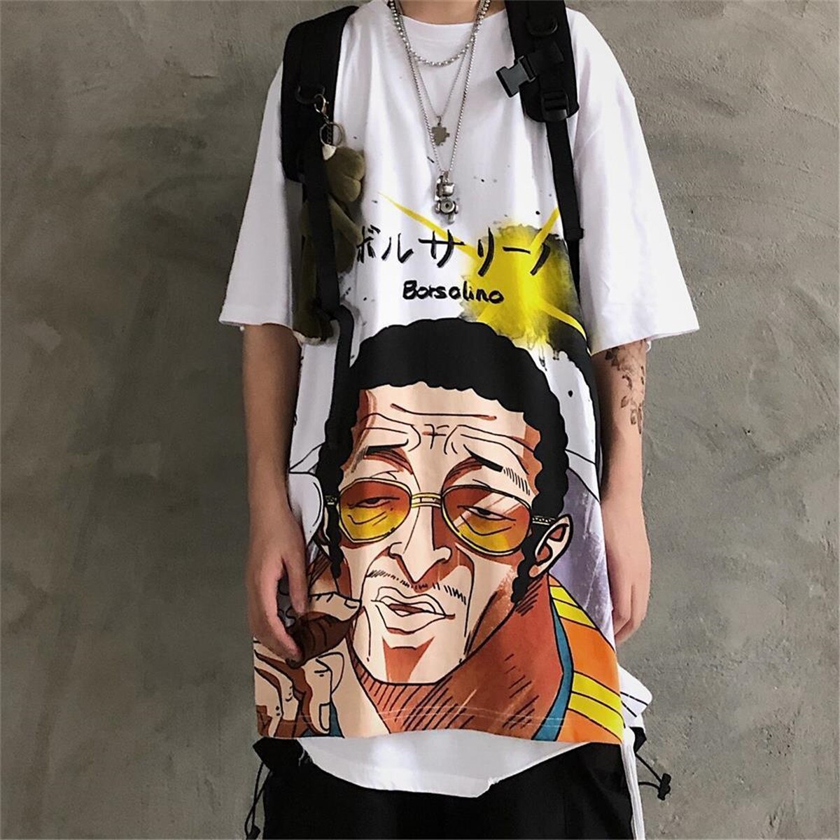 "Slicked Back" Unisex Men Women Streetwear Graphic T-Shirt Daulet Apparel