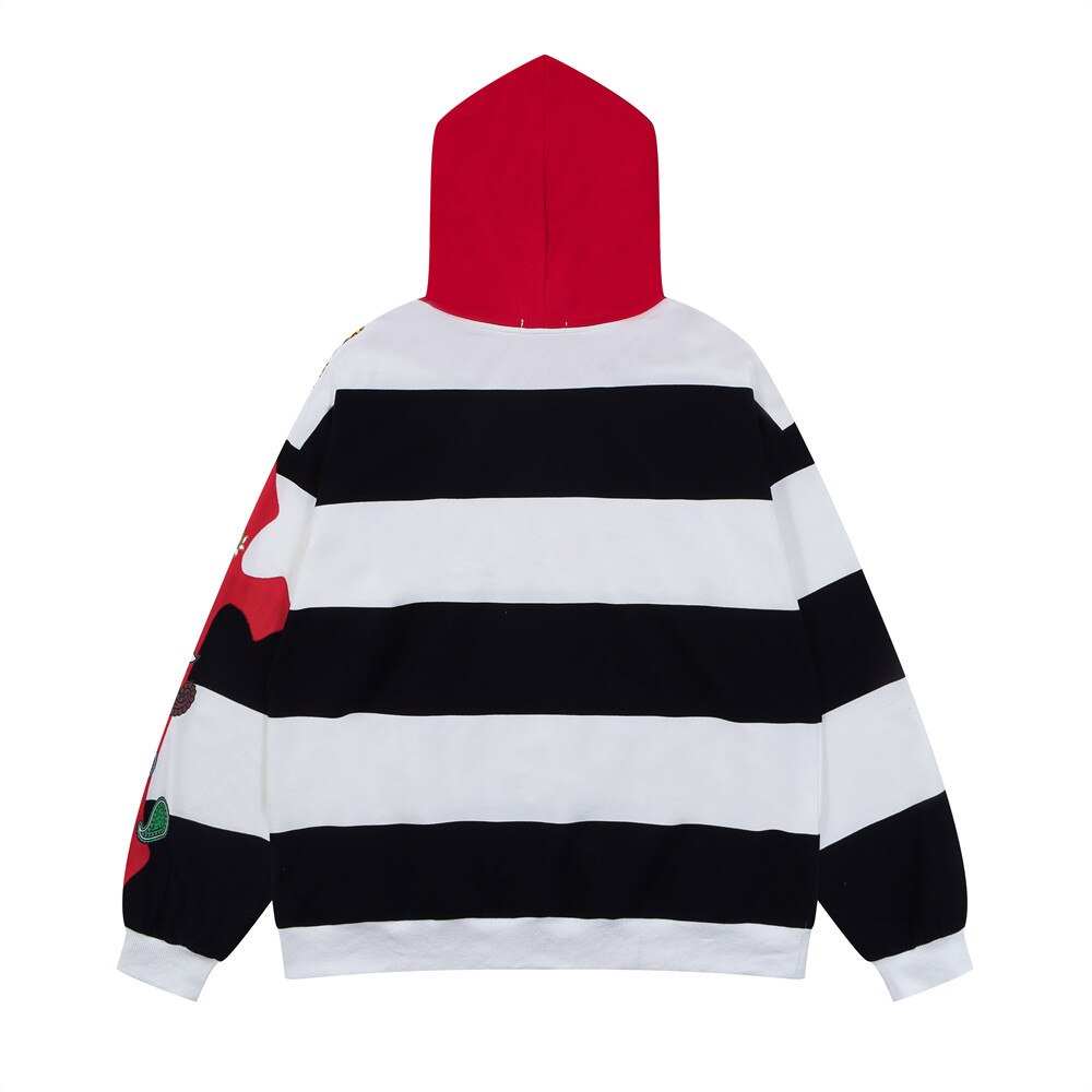 "Red Written" Unisex Men Women Streetwear Graphic Hoodie Daulet Apparel