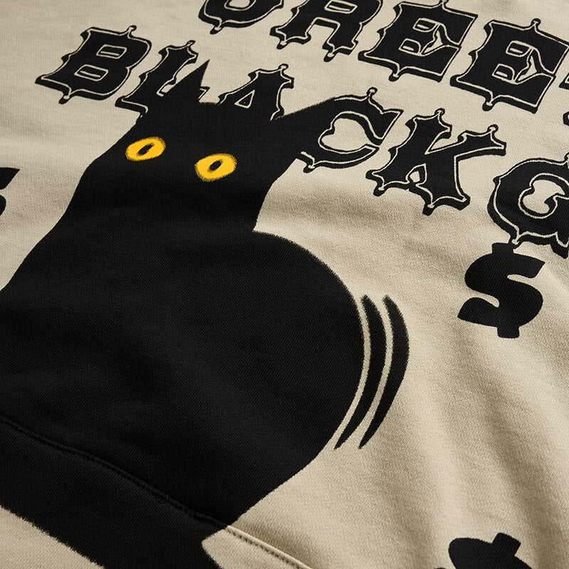 "Yellow Eyes" Unisex Men Women Streetwear Graphic Hoodie Daulet Apparel