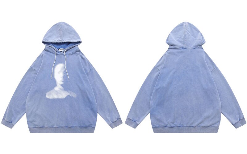 "Ghost Face" Unisex Men Women Streetwear Graphic Hoodie Daulet Apparel