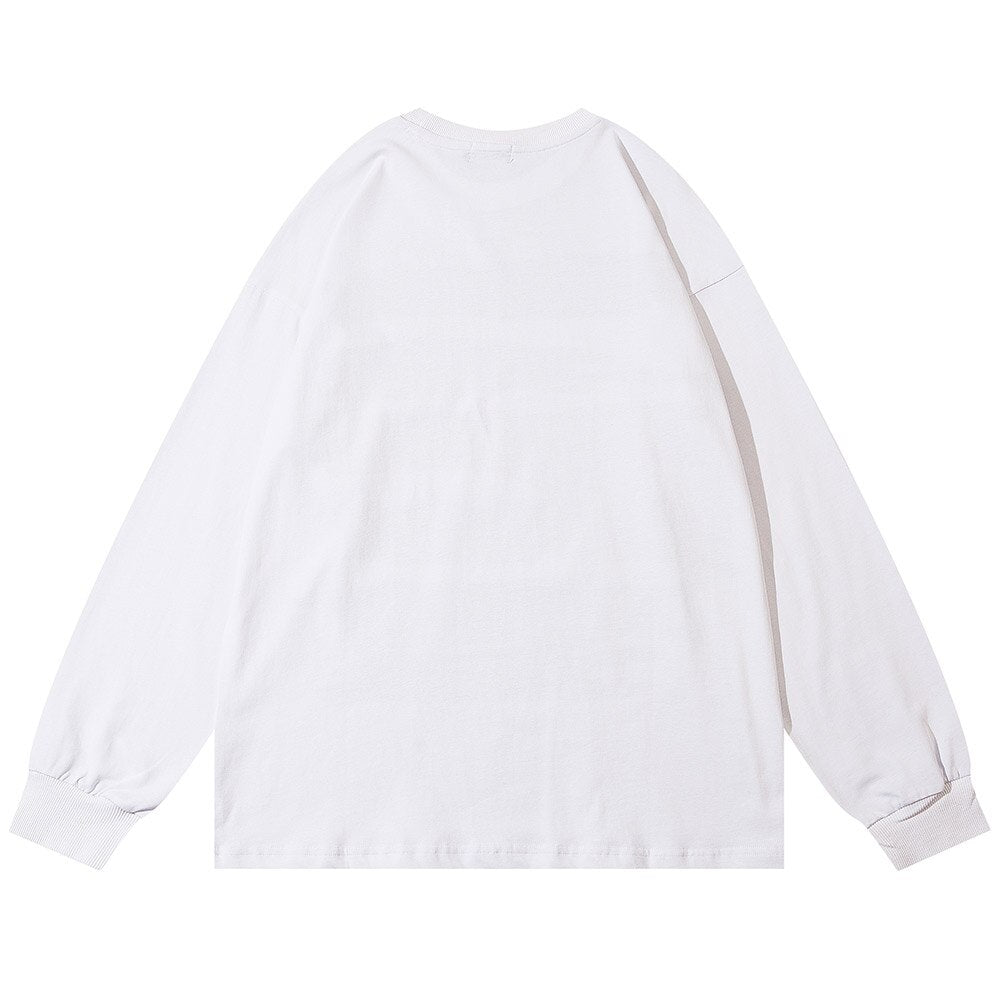 "Let's Rock" Unisex Men Women Streetwear Graphic Sweatshirt Daulet Apparel