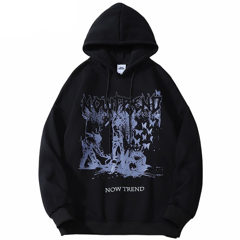 "Life Starts Now" Unisex Men Women Streetwear Graphic Hoodie Daulet Apparel