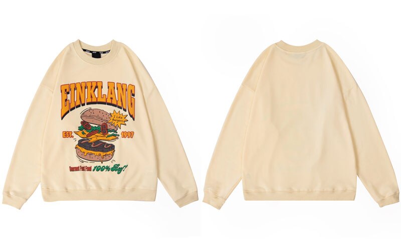 "Sandwich" Unisex Men Women Streetwear Graphic Hoodie Daulet Apparel