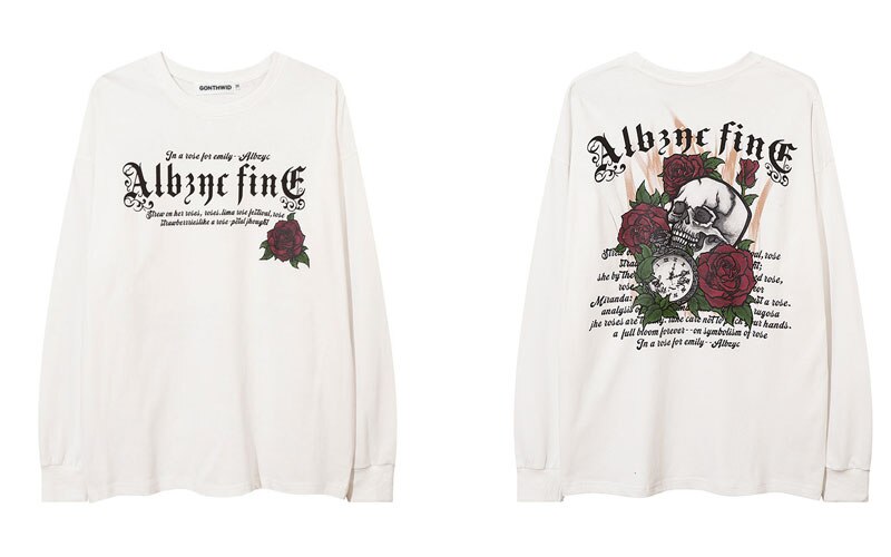 "On Fire" Unisex Men Women Streetwear Graphic Sweatshirt Daulet Apparel