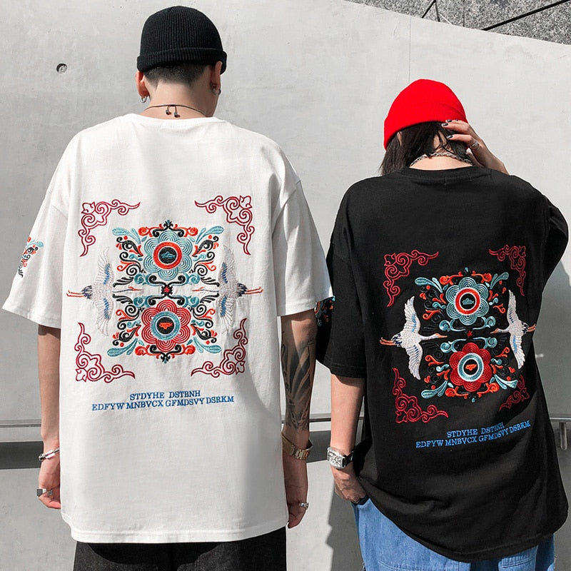 "Golden Box" Unisex Men Women Streetwear Graphic T-Shirt Daulet Apparel