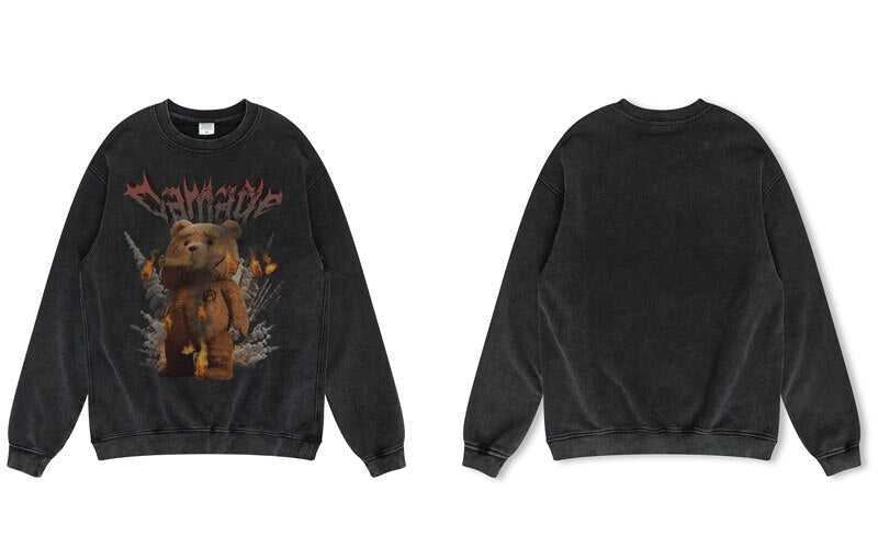 "Sunday Afternoon" Unisex Men Women Streetwear Graphic Hoodie Daulet Apparel