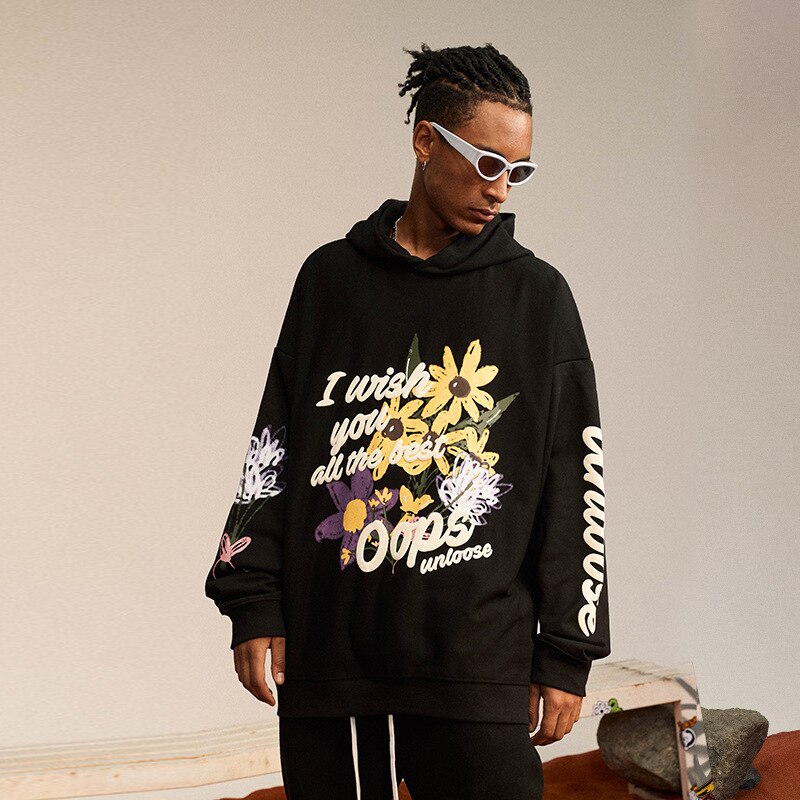 "All The Best" Unisex Men Women Graphic Streetwear Hoodie Daulet Apparel