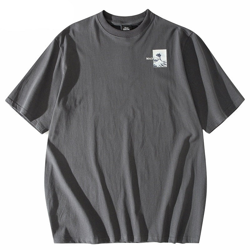 "Ocean Views" Unisex Men Women Streetwear Graphic T-Shirt Daulet Apparel