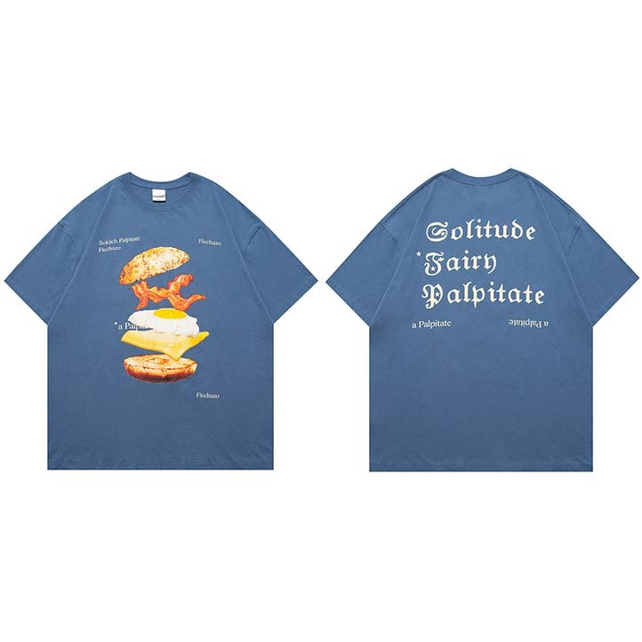 "Sandwhich" Unisex Men Women Streetwear Graphic T-Shirt Daulet Apparel