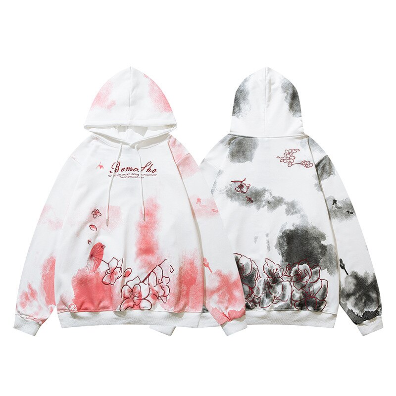 "Bloody Rose" Unisex Men Women Streetwear Graphic Hoodie Daulet Apparel