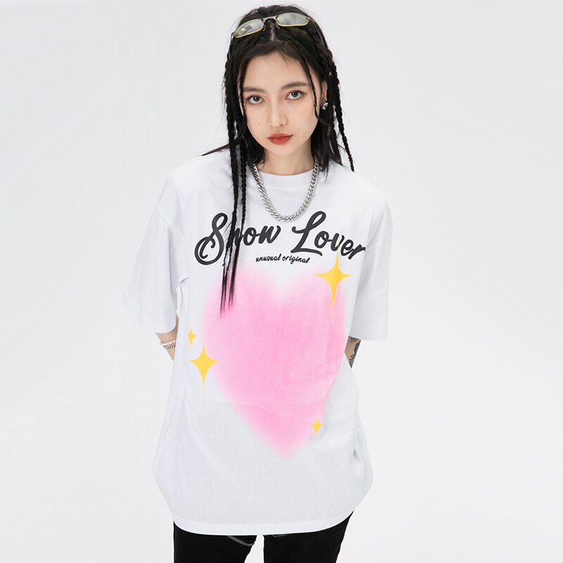 "Lover Boy" Unisex Men Women Streetwear Graphic T-Shirt Daulet Apparel