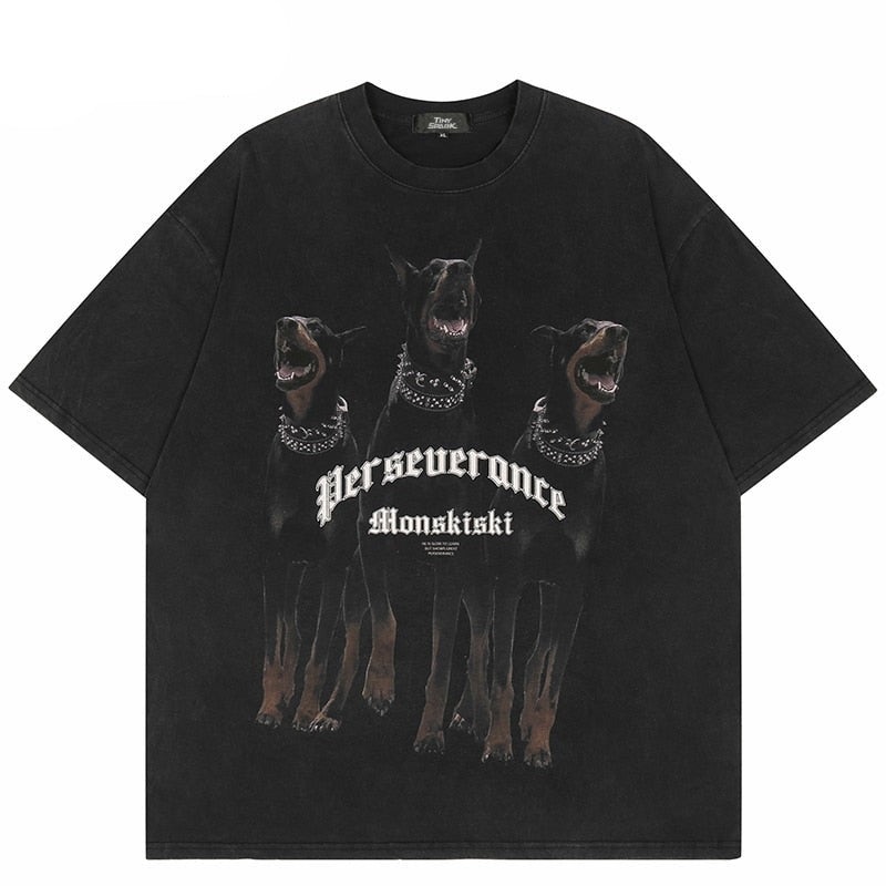 "Bark Back" Unisex Men Women Streetwear Graphic T-Shirt Daulet Apparel