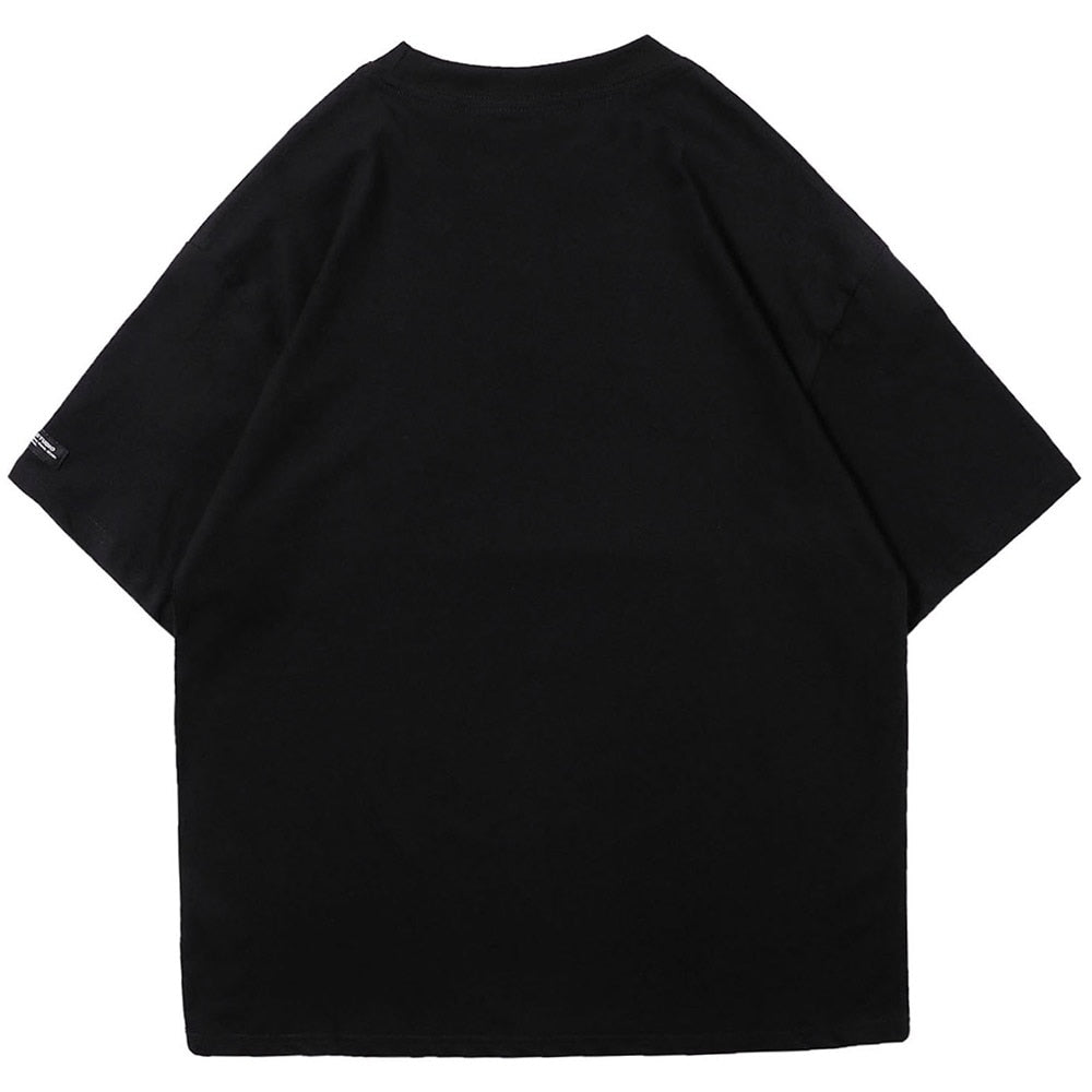 "Candy Hearts" Men Women Streetwear Unisex Graphic T-Shirt Daulet Apparel