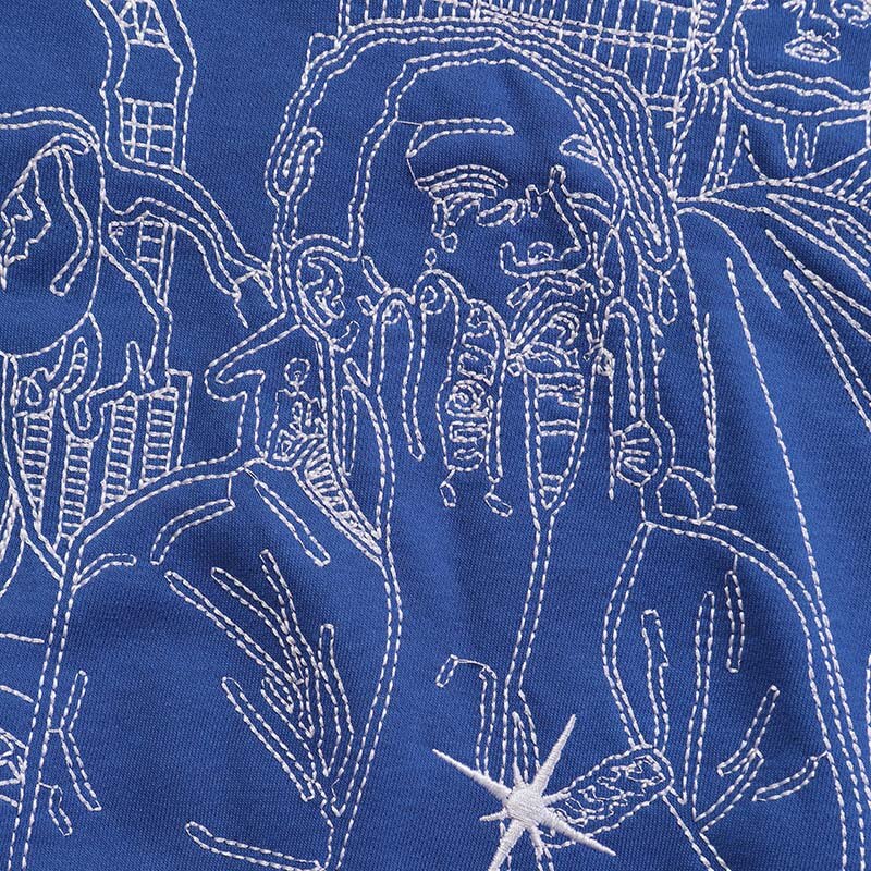 "Living In The City" Unisex Men Women Streetwear Graphic Hoodie Daulet Apparel