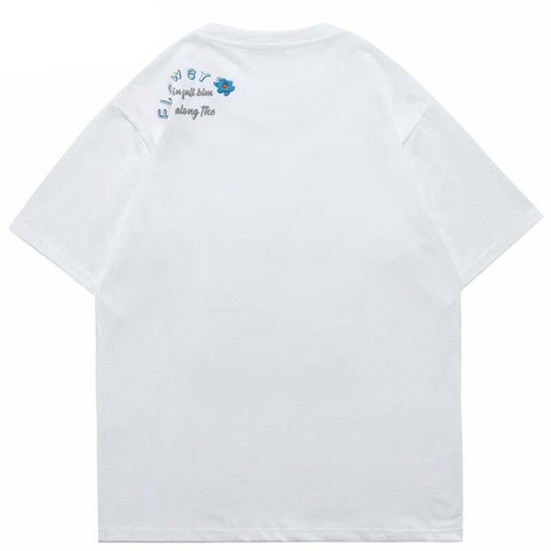 "Empty Stomach" Unisex Men Women Streetwear Graphic T-Shirt Daulet Apparel