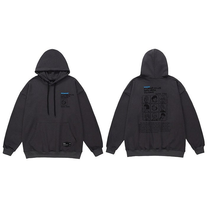 "Cold Calling" Unisex Men Women Streetwear Graphic Hoodie Daulet Apparel