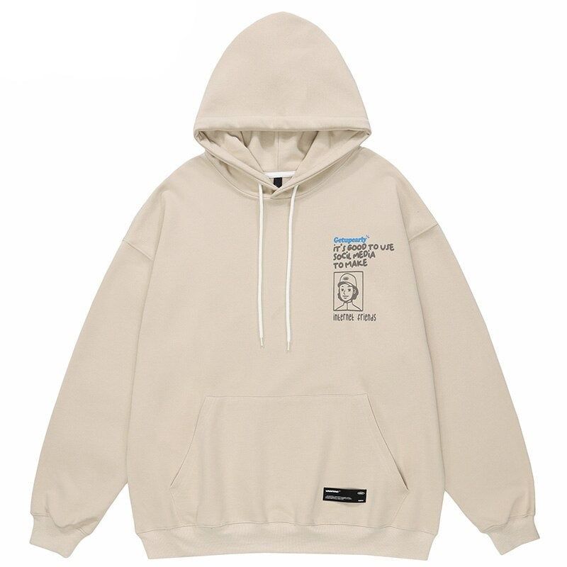 "Cold Calling" Unisex Men Women Streetwear Graphic Hoodie Daulet Apparel