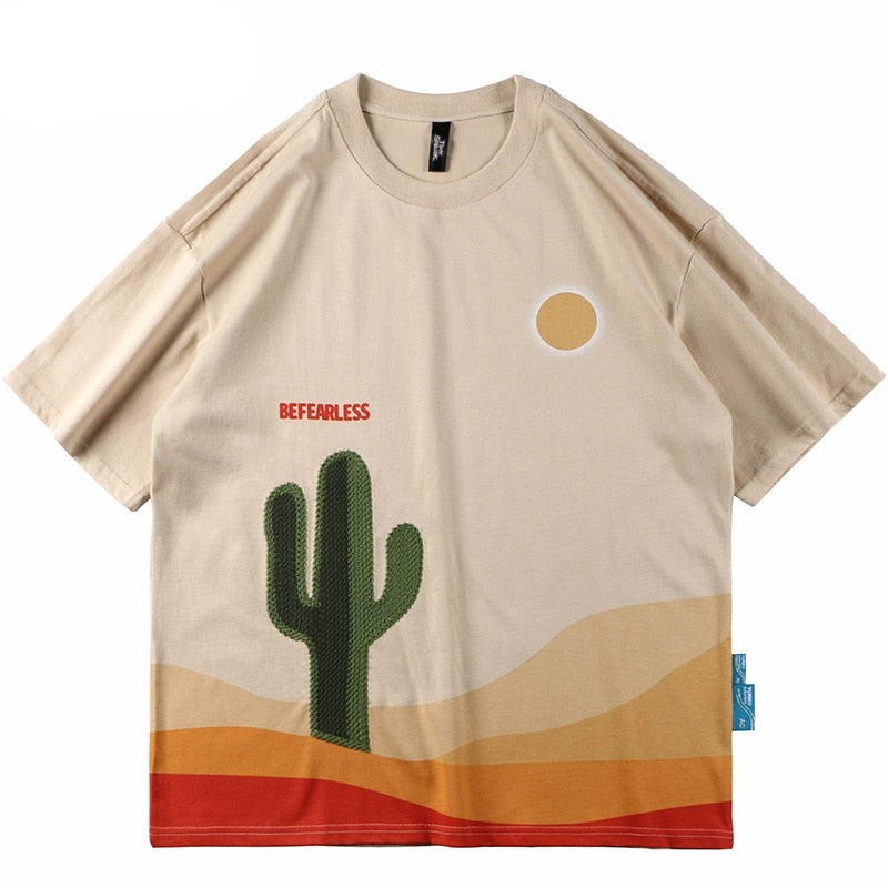 "Desert" Unisex Men Women Streetwear Graphic T-Shirt Daulet Apparel