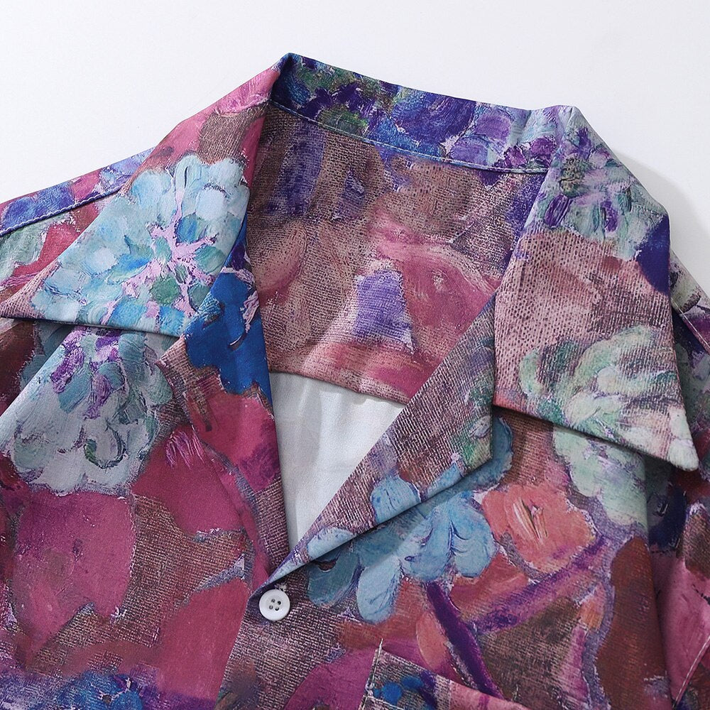 "Water Mark" Graphic Unisex Men Women Streetwear Shirt Daulet Apparel