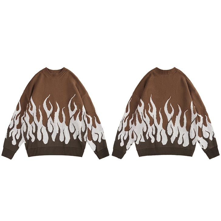 "White Chocolate" Unisex Men Women Streetwear Graphic Sweater Daulet Apparel