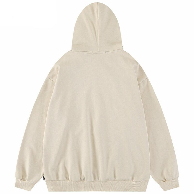 "Blurred Lines" Unisex Men Women Streetwear Graphic Hoodie Daulet Apparel