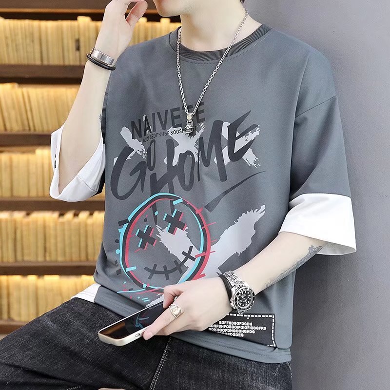 "Chomp" Unisex Men Women Streetwear Graphic T-Shirt Daulet Apparel