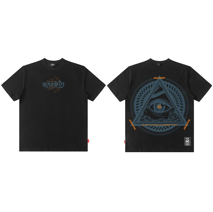 "Secret Eye" Unisex Men Women Streetwear Graphic T-Shirt Daulet Apparel